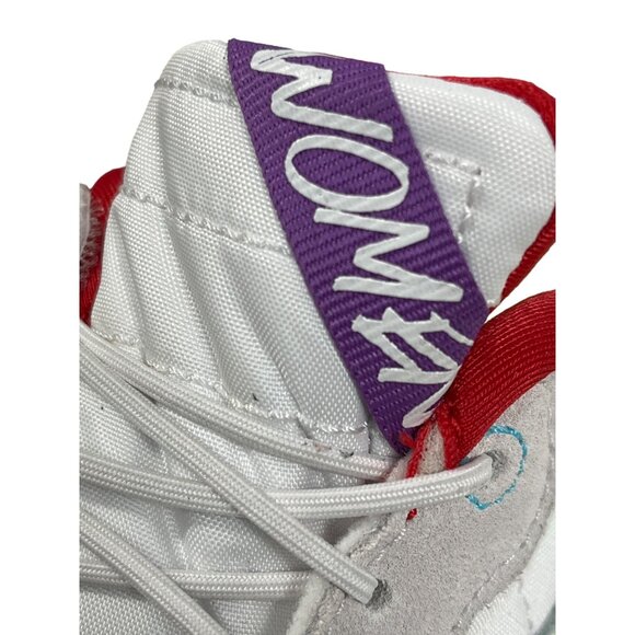 Nike Air Jordan Girl’s White Red MA2 Women Power Sneakers Sz 12C - New - Picture 10 of 12